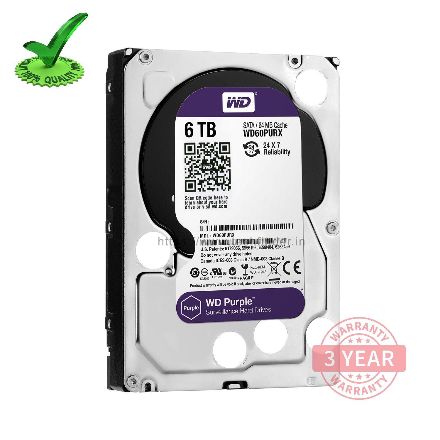 WD 6TB Surveillance Sata Hard Disk WD 6TB Surveillance Sata Hard Disk